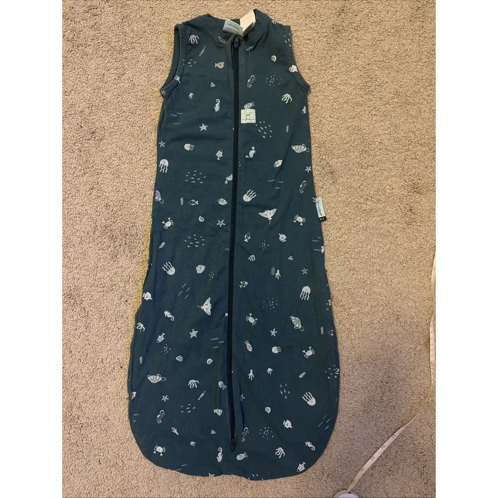 Ergopouch baby/Infant Jersey Sleeping Bag Tog 0.2 Size 3-12 Months Ocean Print
